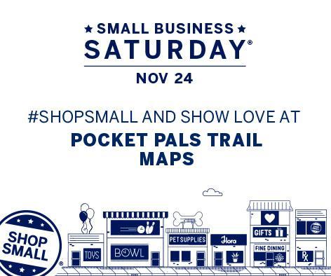 Shop at Pocket Pals Trail Maps on Small Business Saturday, November 24th