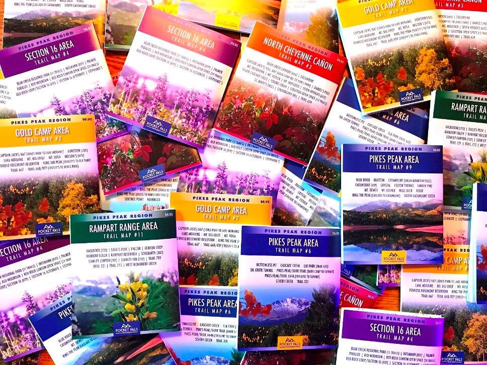 New Cover Designs for Pocket Pals Trail Maps