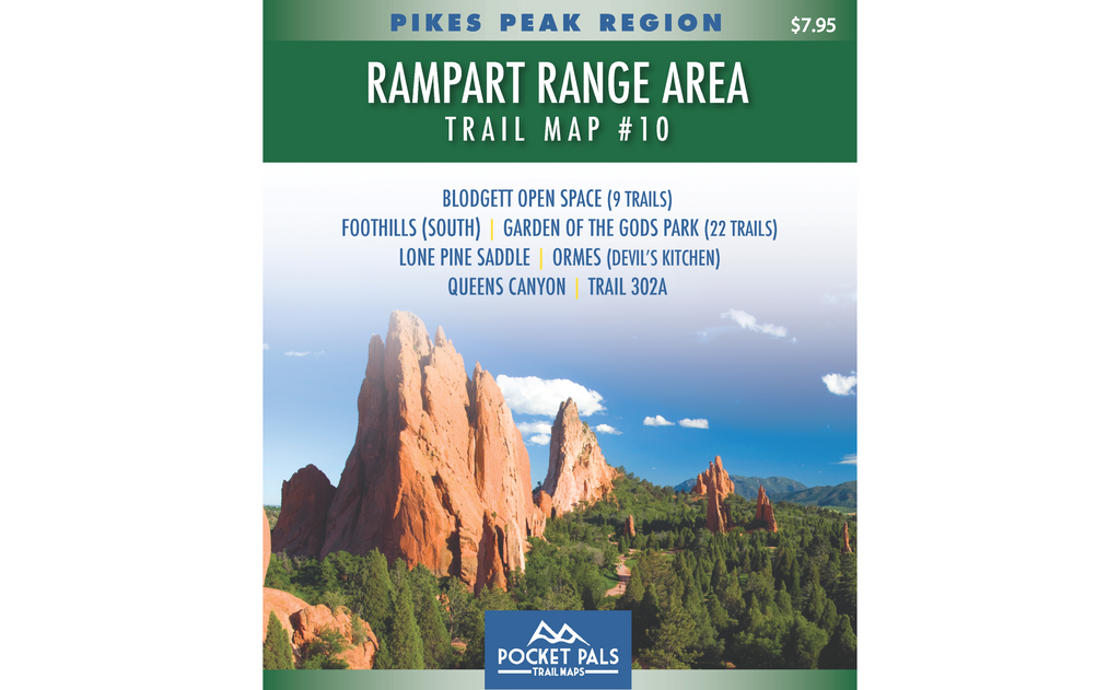 Blodgett Open Space Trail Map - Colorado Springs, Colorado