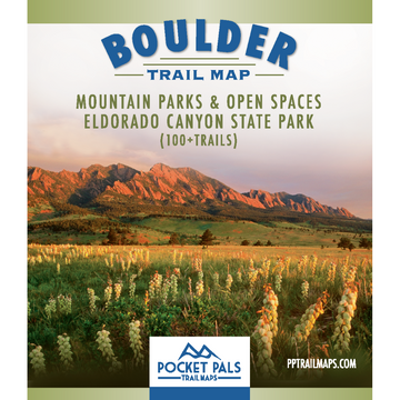 Boulder Colorado, Open Space & Mountain Parks, Trail Map