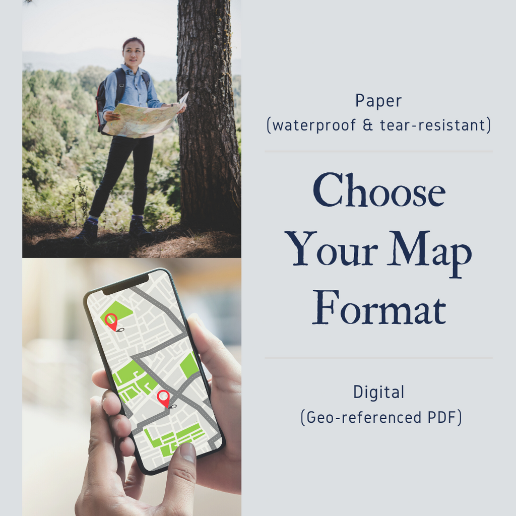 Choose Your Map Format - Pocket Pals Trail Maps