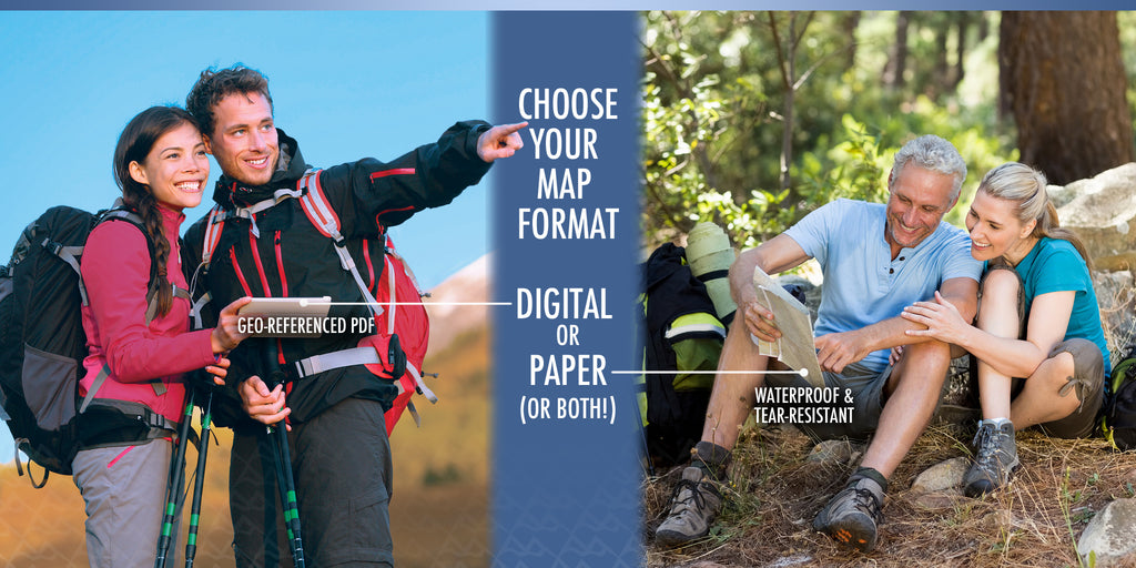 Choose Your Map Format: Digital or Paper  Pocket Pals Trail Maps