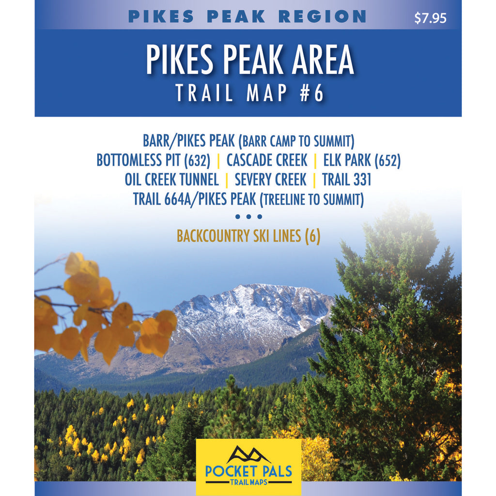 Pikes Peak Region Trails - 14 Map Series – Pocket Pals Trail Maps