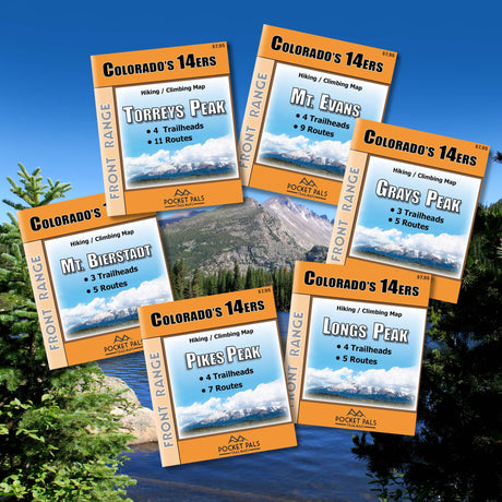 Colorado Front Range 14er Maps
