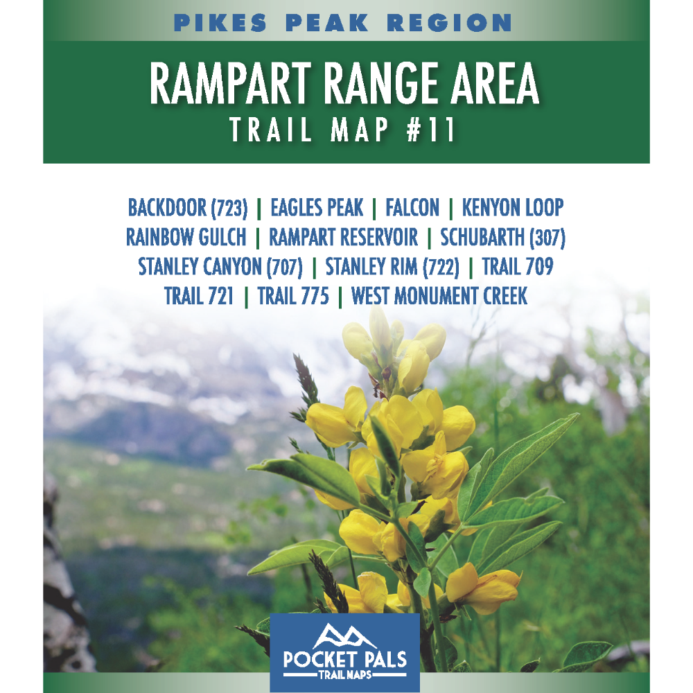 Rampart Range Trail Map - Eagles Peak, Rampart Reservoir, Stanley Canyon, etc