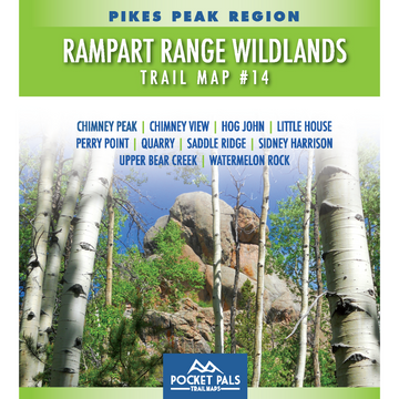 Rampart Range Trail Map - Colorado 