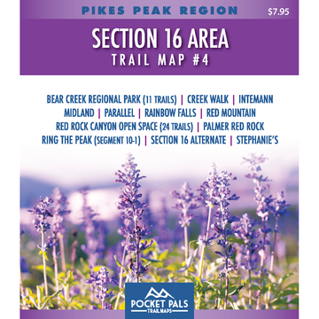 Pikes Peak Region Trail Map - Red Rock Canyon Open Space, Bear Creek Regional Park Trails, etc.